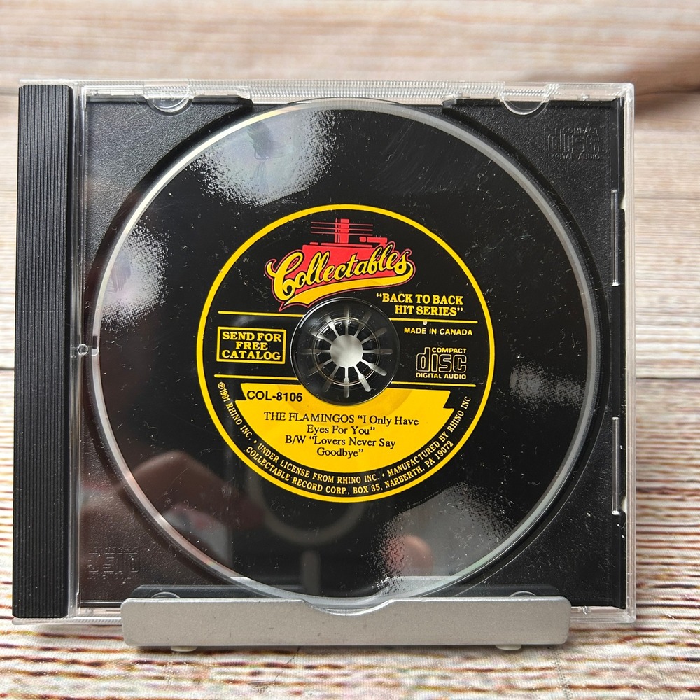The Flamingos I Only Have Eyes For You CD Single Collectables COL-8106 45s on CD